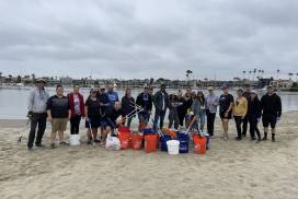 David Sanchez at a Living LA and OC social event